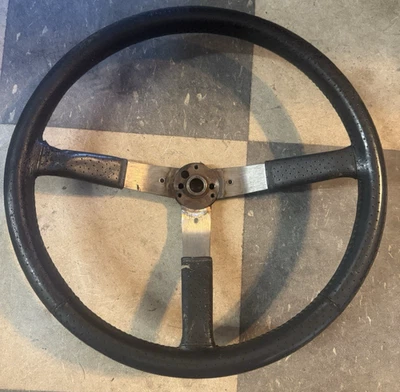 Jeep Cherokee XJ 87-95 1984-94 Wrangler YJ volante cuero gris oscuro OEM Foto 1 de 4