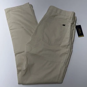 Polo Ralph Lauren Mens Performance Golf Pants Basic Sand Stretch Sz 32x32 NWT - Picture 1 of 7