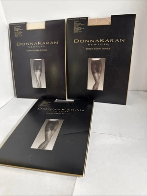 Donna Karan NewYork lote de 3 altos lote de 3 nuevos sellados bronceado satanás y negro lote de Foto 1 de 3