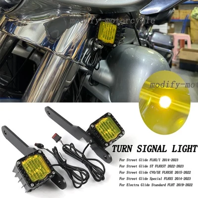 For Harley Street Glide ST FLHXST 2022-2023 High Lumen Turn Signal Light Lamp - Image 1 of 4