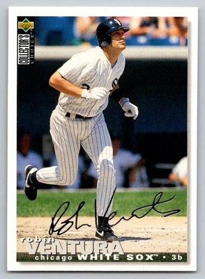1995 Upper Deck Collector's Choice - Robin Ventura #505 Silver Foil Signature - Image 1 of 2