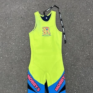 Mobbys H2O Body Works Lobby Design Rodeo Wetsuit - Wet Suit - Neon Yellow - M - Picture 1 of 15