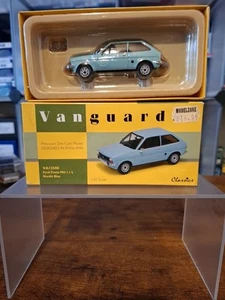 Corgi Vanguards VA12500 Ford Fiesta Mk1 1.1 Nordic Blue Die Cast 1/43 Car - Picture 1 of 9