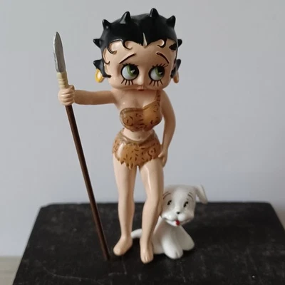 Figurine Plastoy 2001 Betty Boop - Betty Boop Jungle et son chien  - Photo 1/4