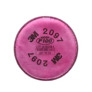 Filtro de partículas 3M 2097 P100 con alivio de vapor orgánico nivel de molestia 1 par - Imagen 1 de 3
