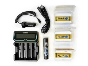 DigiTrak Transmitter Rechargeable Battery Kit with Charger, Batteries, & Adapter - Picture 1 of 9