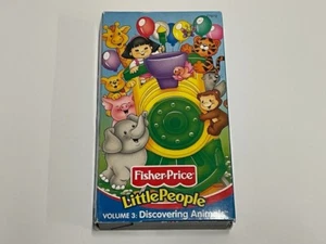 Fisher Price Little People VHS Discovering Animals Volume 3 Mattel Video - Picture 1 of 3