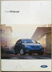FORD FOCUS Car Sales Brochure Sept 2002 #FA1335/9 CL Zetec LX Ghia ST170 - Picture 1 of 4