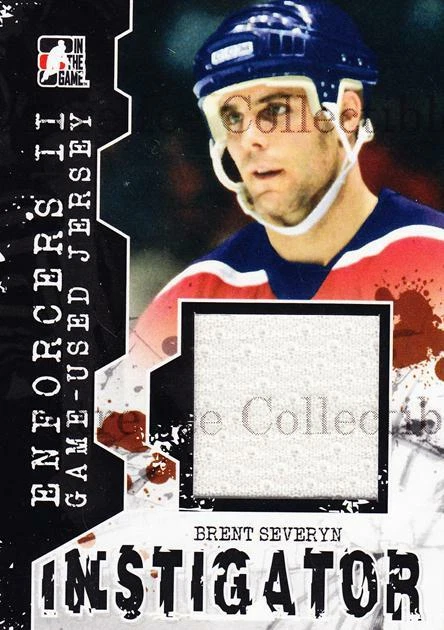 2013-14 ITG Enforcers Instigator Jersey #18 Brent Severyn — 第 1/1 张图片