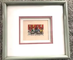 JAMES RIZZI " follow the leader " Kunst 3D signiert gerahmt A/P 1990 sehr guter Zustand aus JAPAN - Bild 1 von 10