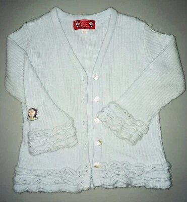 Bécassine By Floriane Gilet Cardigan Bleu Ciel Extra Doux 2 Ans Collector ! - Photo 1/4