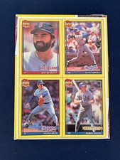 1991 Topps Baseball Wax Box with Bottom Panel Reardon Samuel Ryan Yount