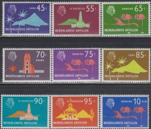 Netherland Antillen Scott 340-48 MNH Value $ 15.45 - Picture 1 of 1