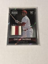 Oscar Taveras 2014 Panini Black Friday Rookie Memorabilia Lava Flow SSP
