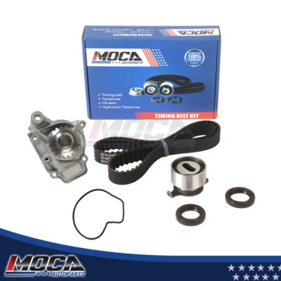 Kit de bomba de agua de correa de distribución para 88-91 Honda Civic CRX 1.6L SOHC D16A6 MOCA Foto 1 de 4