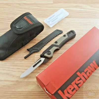 Kershaw RBK 2 Folding Knife 2.8" 60A Steel Blade Glass-Filled Nylon With Rubber - Image 1 of 4