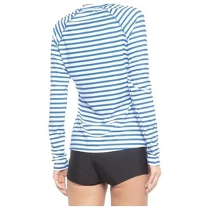 Camicia donna Cabana Life a righe UPF 50+ manica lunga piscina sport grande nuova - Foto 1 di 16