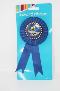Birthday Boy Award Ribbon Rosette Badge - Picture 1 of 4