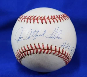 Jim Catfish Hunter JSA LOA Autograph National League ONL Signed Baseball HOF 87 - Picture 1 of 2