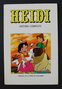 Libro Heidi A Girl of the Alps 1976 12" x 8" (30,5 x 20,5 cm) España Vintage Muy buen estado - Imagen 1 de 10