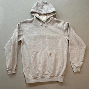 Carhartt K121 Original Fit Midweight Hoodie Sweatshirt Heather Gray Mens M - Picture 1 of 12