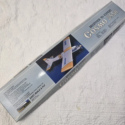Cosmo Rc Airplane 25SR Builders Kit-Korea 50. 4" Wingspan 3-4 Channel NEW - Image 1 of 4
