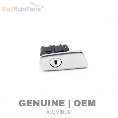 2008-2017 AUDI A5 QUATTRO - Glove BOX Handle / LOCK Cylinder 8K1857131A - Image 1 of 4