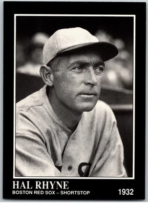 #195 Hal Rhyne 1991 TSN Conlon Collection Boston Red Sox - Image 1 of 2