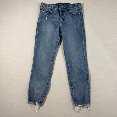 Pantalones de mezclilla Buffalo para mujer 2 26 azul Jayme pierna recta media clásicos desgastados Foto 1 de 4