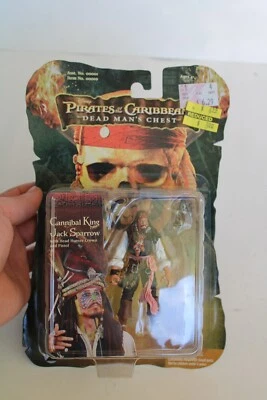 Figura 2006 Piratas del Caribe Caníbal Rey Jack Sparrow 3,75" (nuevo en caja) Foto 1 de 4