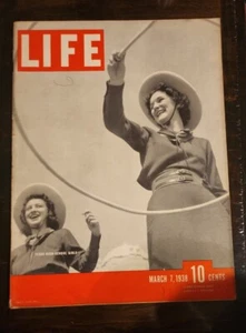 Life Magazin 7. März 1938 Texas High School Lasso Girls Lucky Strike tolle Werbung - Bild 1 von 2
