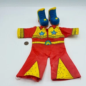 Vintage 70er Jahre Snoopy Rockstar Disco Overall & Stiefel mit Absatz - Bild 1 von 11