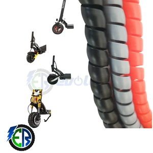  Protector de cubierta de alambre en espiral para bicicleta eléctrica scooter moto y más Reino Unido - Imagen 1 de 17