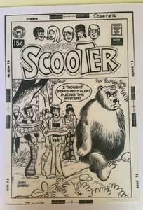 Swing With Scooter # 23 acetate cover proof - Jack Adler collection - Picture 1 of 3