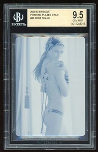 IRINA SHAYK 2009 SPORTS ILLUSTRATED SI SWIMSUIT #40 PRINTING PLATE 1/1  BGS 9.5 - Picture 1 of 2