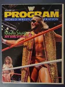 1988 WWF Program Vol. 157 - Randy Savage/Elizabeth Cover - with match sheet - Picture 1 of 6