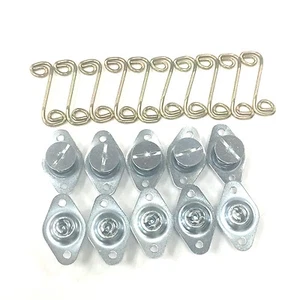 5/16" SELF-EJECT .600" DZUS 1/4 TURN BUTTON FASTENERS WITH 1-1/8" SPRINGS - Bild 1 von 1