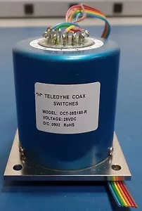 Teledyne CCT-38S150-R Normally Open Multi-throw SMA Coaxial Switch, DC-18GHz - Picture 1 of 4
