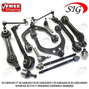 14PC Front Suspension Control Arm Kit for 2005 - 2010 Chrysler 300 5.7L V8 RWD - Picture 1 of 12