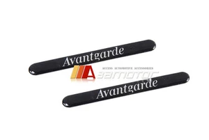 x2 Avantgarde guardabarros emblema lateral letra insignia calcomanía letras se adapta a Mercedes AMG 63 - Imagen 1 de 1