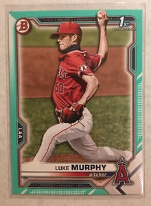 2021 Bowman Draft Luke Murphy 1st Green #d 007/199 - Picture 1 of 2