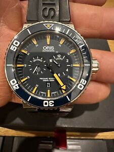 Rare Oris Tubbataha Limited Edition Titanium Automatic Dive Watch 489/2000.