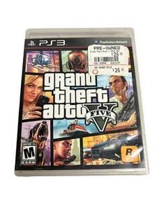 Grand Theft Auto V PS3 Juego PlayStation 3 2013 SIN MANUAL, SIN MAPA - Imagen 1 de 3