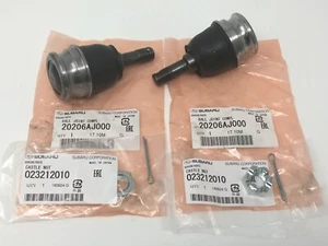 1990-18 Subaru Suspension Front Lower Ball Joint & Nut & Pin Set Of 2 2026AJ000 - Picture 1 of 1