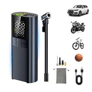 Bomba de aire portátil inflador de neumáticos inalámbrico 150 PSI y 8000 mAh compresor de aire 38 L/min - Imagen 1 de 12