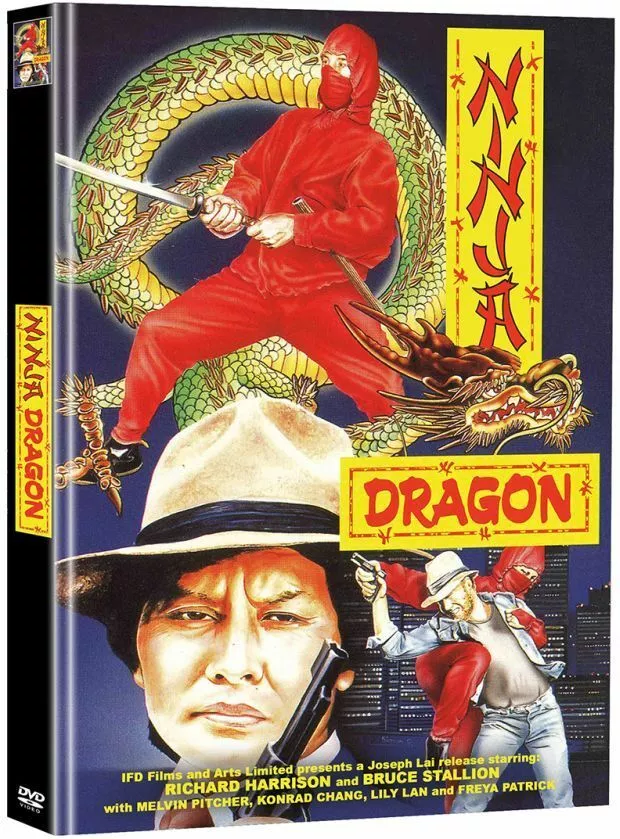 Ninja Dragon DVD  Mediabook Cover C WMM Godfrey Ho 1988  - Image 1 of 1
