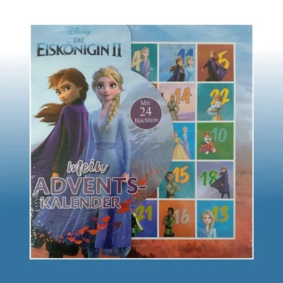 PLANET MEDIEN GMBH Die Eiskönigin - Mein Adventskalender: Mit 24 Büchlein in Kalender-Box