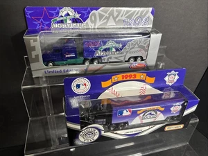 Vintage Lot Of 2 Matchbox Convoy Colorado Rockies collectible Trucks RARE/5000! - Picture 1 of 8
