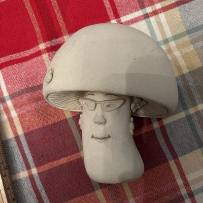 Carruth Studio гриб лицо стены табличка литой камень скульптура причудливое искусство - Изображение 1 из 4