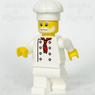 LEGO Creator Pizza Chef Minifigure Town Creator Expert 10312 twn452 Minifig Cook - Image 1 of 3